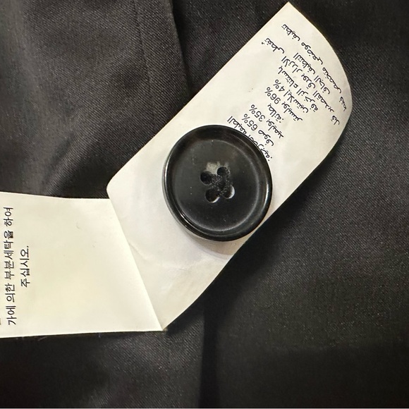 KATE SPADE MADISON AVE QUINCY BLACK WOOL LONG TRENCH COAT (UK 6) RRP £1,200 - Picture 3 of 7